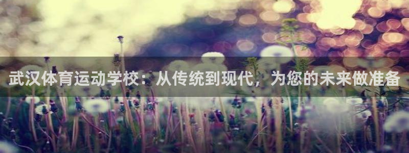 中欧体育官网入口：武汉体育运动学校：从传统到现代，为您的未来做准备