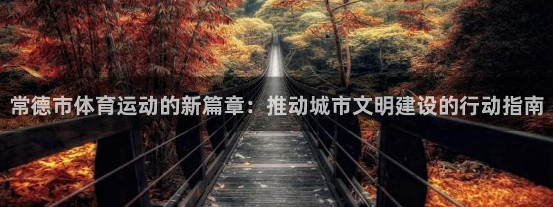 中欧体育最新地址：常德市体育运动的新篇章：推动城市文明建设的行动指南