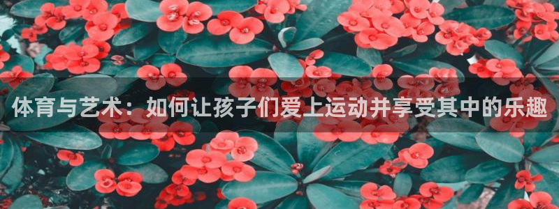 中欧体育ios：体育与艺术：如何让孩子们爱上运动并享受其中的乐趣